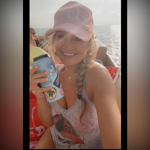 Pink 30A hat - Picture 2 of 3